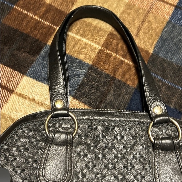 Elliott Lucca Black Woven Shoulder Bag - Picture 12 of 12
